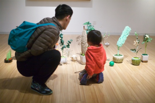 展览现场的“道具”
展览现场的“道具”