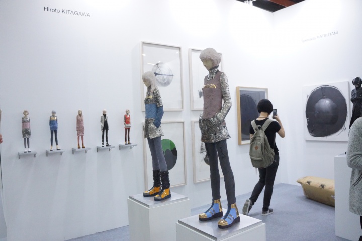 日本画廊带来的北川宏人雕塑作品
日本画廊带来的北川宏人雕塑作品