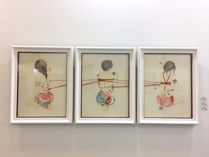 台湾琢璞艺术中心的贺娟作品在VIP之夜便贴满了红点
台湾琢璞艺术中心的贺娟作品在VIP之夜便贴满了红点