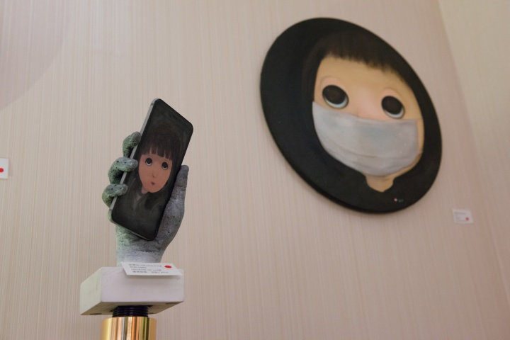 首届“6075” 台湾秋刀鱼艺术中心艺术家林家弘参展房间一角
首届“6075” 台湾秋刀鱼艺术中心艺术家林家弘参展房间一角