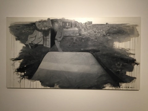 《无关的风景》 160x300cm 布面油画 2014