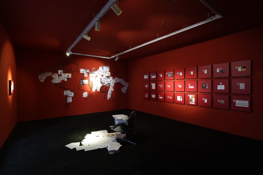 北京德萨画廊的展览实验空间 杨凯的艺术项目《Yang Kai》现场
