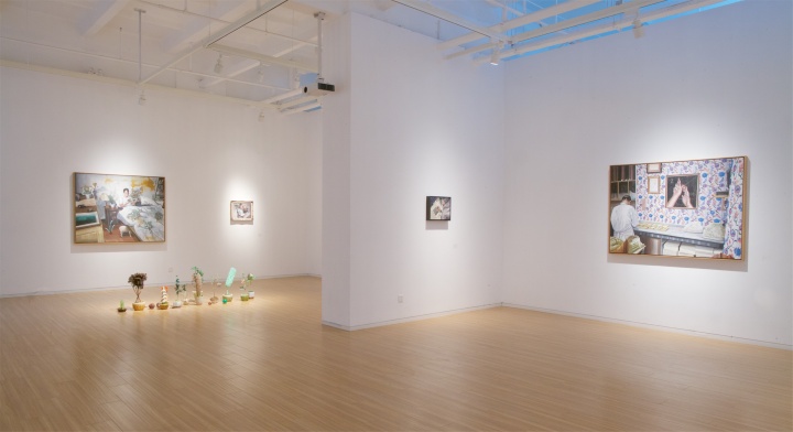 时永骏“家庭代工”展览现场
时永骏“家庭代工”展览现场