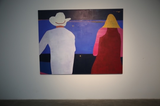 《Man and Woman Under the Stars》170x220cm 布面油画 2016 《Man and Woman Under the Stars》170x220cm 布面油画 2016