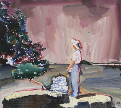 许宏翔 《看过去》 160×180cm 布面油画 2016
许宏翔 《看过去》 160×180cm 布面油画 2016