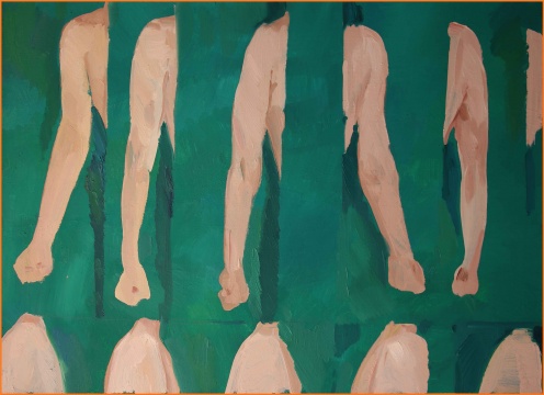 张宇飞 《肢体no.2(limbs no.2)》 110×150cm 布面油画 2014
