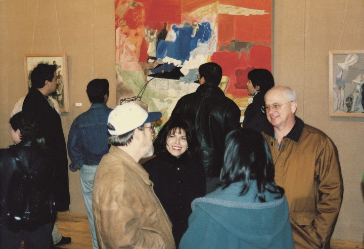 1997年日坛“世纪艺苑”举办的曹力个展
1997年日坛“世纪艺苑”举办的曹力个展