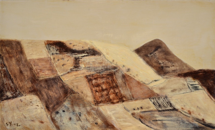 尚扬 《E地风景-23》82x102cm 布面油画 2002
尚扬 《E地风景-23》82x102cm 布面油画 2002