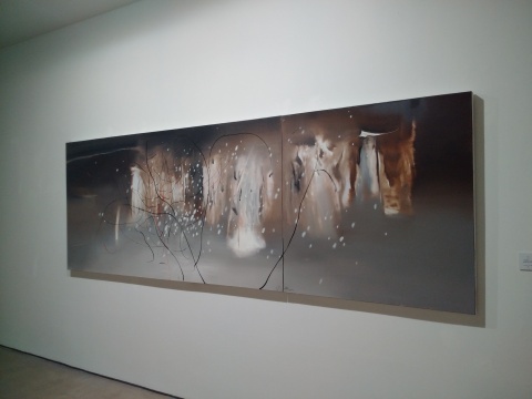 《窅然飘萦》(二联) 120×240cm+120×120cm 布面油画 2015
《窅然飘萦》(二联) 120×240cm+120×120cm 布面油画 2015