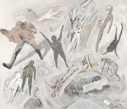 Lot 3742 尚扬 《深呼吸》 173×200cm 布面油彩、丙烯 1996
估价:350万-450万元
华雨舟:伴随着二级市场不断地深度调整,拍卖公司的征集难度也在一次次的加重,精品更是少之又少。在此背景下,我们会看到这个时代最“与时俱进”的艺术家——尚扬的市场表现却格外坚挺。一是出于艺术家坚持不懈的创作精神,二是他创作所呈现的时代背景。尤其是此次尚扬在90年代中期所创作的《深呼吸》,该系列与其同时期所创作的“诊断”系列都是极力从“社会风景”的角度去呈现当时的语境。综合以上几点,我认为这件作品的估价合理,是本季拍卖不可错过的精品之一。
伍劲:1996年尚扬参加了第一届上海双年展,给我的印象很深,一个前辈画家开始做一个巨大转型。这件作品也恰好是1996年,那是尚扬《都市》系列的集中爆发期,我个人认为这是尚扬创作脉络中重要的一件。
林松:这是尚扬从黄土高原的自然风景转向城市风景的代表作,尚扬创下高价的作品也都来源于该时期。体现了城市的拥挤繁杂和高度信息化对人的挤压。这件作品中大量采取了拼贴和综合材料的处理,把人性的思考准确地表达出来。尚扬的市场近几年不断上升,他的作品注重艺术纯粹度,而不是看重表面化的符号。
推荐作品四:尹朝阳 《天安门广场》——从现有的价值和未来的空间来说,很有可取性
Lot 3742 尚扬 《深呼吸》 173×200cm 布面油彩、丙烯 1996
估价:350万-450万元
华雨舟:伴随着二级市场不断地深度调整,拍卖公司的征集难度也在一次次的加重,精品更是少之又少。在此背景下,我们会看到这个时代最“与时俱进”的艺术家——尚扬的市场表现却格外坚挺。一是出于艺术家坚持不懈的创作精神,二是他创作所呈现的时代背景。尤其是此次尚扬在90年代中期所创作的《深呼吸》,该系列与其同时期所创作的“诊断”系列都是极力从“社会风景”的角度去呈现当时的语境。综合以上几点,我认为这件作品的估价合理,是本季拍卖不可错过的精品之一。
伍劲:1996年尚扬参加了第一届上海双年展,给我的印象很深,一个前辈画家开始做一个巨大转型。这件作品也恰好是1996年,那是尚扬《都市》系列的集中爆发期,我个人认为这是尚扬创作脉络中重要的一件。
林松:这是尚扬从黄土高原的自然风景转向城市风景的代表作,尚扬创下高价的作品也都来源于该时期。体现了城市的拥挤繁杂和高度信息化对人的挤压。这件作品中大量采取了拼贴和综合材料的处理,把人性的思考准确地表达出来。尚扬的市场近几年不断上升,他的作品注重艺术纯粹度,而不是看重表面化的符号。
推荐作品四:尹朝阳 《天安门广场》——从现有的价值和未来的空间来说,很有可取性