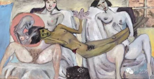 Lot 3749 王度 《无题》 78×137.5cm 布面油画 1985
估价:30万-50万元
郑林:1989年王度离开国内去往巴黎,在国际上一直是很重要的艺术家。他的影响力和知名度差不多和蔡国强、黄永砯、艾未未相当。但是王度的绘画我本人其实也没见过,因为他’85新潮时期一直是南方艺术沙龙中引导型的人物,在广东当代艺术范畴里有很重要的代表性。出国之后,王度的艺术形态一直不是以绘画来呈现的,而是装置、雕塑,他的作品也被蓬皮杜等重要的国际艺术机构收藏,而且他的装置、雕塑作品的价格一点都不便宜。现在能出现一幅这么好的油画,也只有他装置作品十分之一的价格,让人感到很惊讶,很难得。
推荐作品二十三:欧阳春 《画家狗》——把他刻画和表达出的童真情绪的存在感和既视感放大
Lot 3749 王度 《无题》 78×137.5cm 布面油画 1985
估价:30万-50万元
郑林:1989年王度离开国内去往巴黎,在国际上一直是很重要的艺术家。他的影响力和知名度差不多和蔡国强、黄永砯、艾未未相当。但是王度的绘画我本人其实也没见过,因为他’85新潮时期一直是南方艺术沙龙中引导型的人物,在广东当代艺术范畴里有很重要的代表性。出国之后,王度的艺术形态一直不是以绘画来呈现的,而是装置、雕塑,他的作品也被蓬皮杜等重要的国际艺术机构收藏,而且他的装置、雕塑作品的价格一点都不便宜。现在能出现一幅这么好的油画,也只有他装置作品十分之一的价格,让人感到很惊讶,很难得。
推荐作品二十三:欧阳春 《画家狗》——把他刻画和表达出的童真情绪的存在感和既视感放大