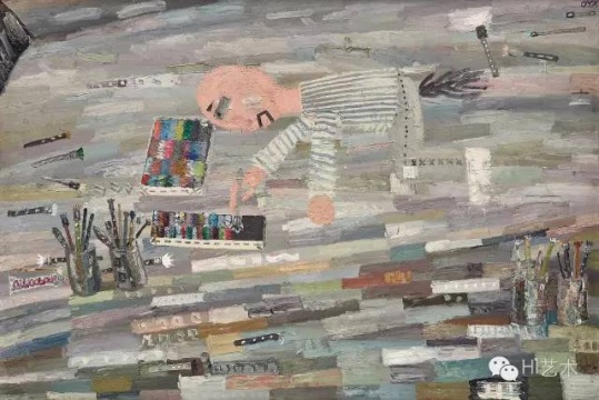 Lot 3922 欧阳春 《画家狗》 200×300cm 布面油画 2004
估价:28万-38万元
唐丽莉:这个时期的欧阳春作品是我很喜欢的,内容和结构还有构图都相互关联,颜色也很舒服。我喜欢他大尺幅的作品,能够把他刻画和表达出的童真情绪的存在感和既视感放大,价格合理。
推荐作品二十四:赵刚 《张宏模的肖像》——他的新作也受到大家的关注,只是在拍卖上很多藏家还不太熟悉他
Lot 3922 欧阳春 《画家狗》 200×300cm 布面油画 2004
估价:28万-38万元
唐丽莉:这个时期的欧阳春作品是我很喜欢的,内容和结构还有构图都相互关联,颜色也很舒服。我喜欢他大尺幅的作品,能够把他刻画和表达出的童真情绪的存在感和既视感放大,价格合理。
推荐作品二十四:赵刚 《张宏模的肖像》——他的新作也受到大家的关注,只是在拍卖上很多藏家还不太熟悉他