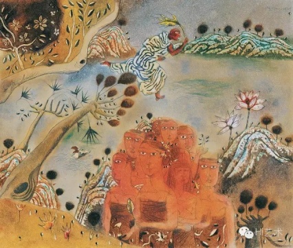 
张晓刚《遗梦集之十二：生命之河》 27×32cm 纸板油画 1987

成交价：74.75万元

