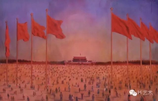 
尹朝阳 《天安门广场》 280×140cm×3 布面油画 2003

估价：224.25万元

