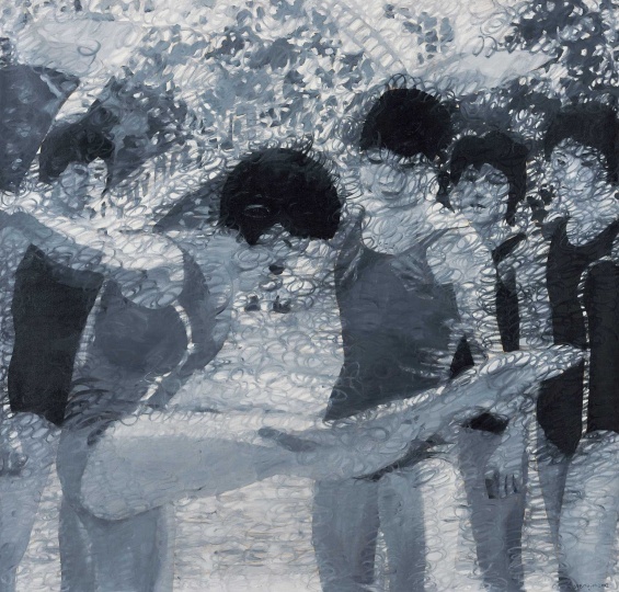 岳敏君《处理-6》 200×210cm 布面油画 2002
以109.25万元成交于北京匡时2016秋拍
岳敏君《处理-6》 200×210cm 布面油画 2002
以109.25万元成交于北京匡时2016秋拍