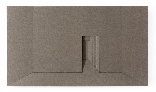 蔡磊 《给我一个空—之间》248×140×8cm 画布  2016
