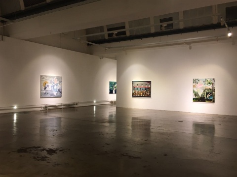 “极光”展览现场
“极光”展览现场