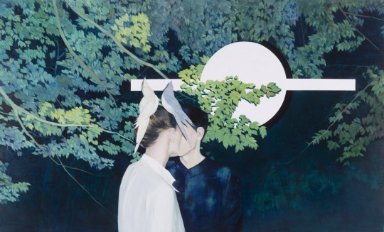 陈卓 《仲夏之夜》200x120cm 布面油画 2016
陈卓 《仲夏之夜》200x120cm 布面油画 2016