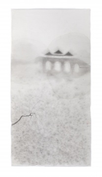 沈勤 《园·瘦西湖》 137x68cm 纸本水墨 2015
沈勤 《园·瘦西湖》 137x68cm 纸本水墨 2015