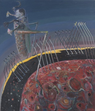 孔千 《天再旦》175×150cm 布面油画 2005
孔千 《天再旦》175×150cm 布面油画 2005