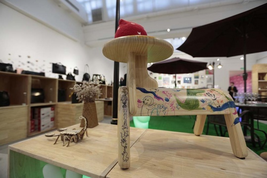 市集展出的创意设计产品
市集展出的创意设计产品