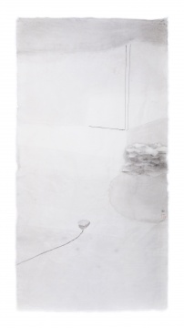 《 园004》 138x68cm 纸本水墨 2015
