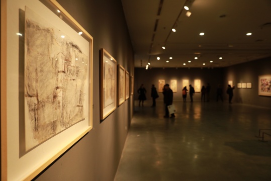 清华大学艺术学院美术馆“借喻-顾黎明艺术三十年巡展”展览现场
清华大学艺术学院美术馆“借喻-顾黎明艺术三十年巡展”展览现场