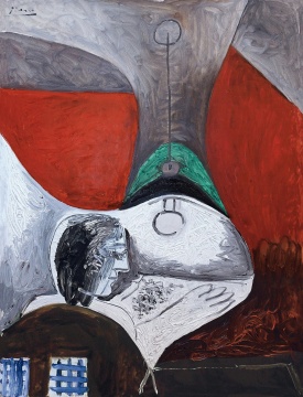 
巴勃罗·毕加索 《灯下的女人（杰奎琳）》 116.2×88.9cm 布面油画 1962

成交价：5865万

