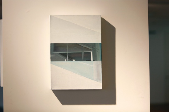 夏晶心《镜像 c6》35×24cm 布面油画 2015

