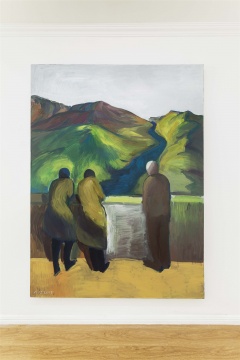 《春天的心志》 200×150cm 布上丙烯 2015
《春天的心志》 200×150cm 布上丙烯 2015