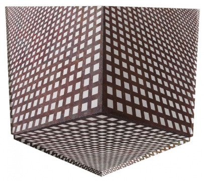 付帅 《错位-铁笼》综合材料 150x150cmx3 
