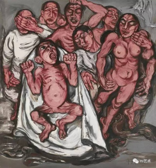 曾梵志《肉系列之三- 献血过量》 油彩画布 1992年 成交价:30,360,000 HKD 香港佳士得春拍
曾梵志《肉系列之三- 献血过量》 油彩画布 1992年 成交价:30,360,000 HKD 香港佳士得春拍