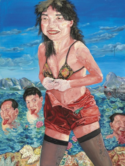 刘炜《游泳美女 第三号》 油彩画布 1994
成交价:16,840,000 HKD 香港佳士得2016春拍
刘炜《游泳美女 第三号》 油彩画布 1994
成交价:16,840,000 HKD 香港佳士得2016春拍