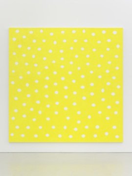 《131个柠檬》300 x 300 x 5 cm  铅笔，布上丙烯  2016
