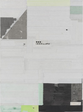 梁铨《潇湘八景之2016-2》120×90cm 色、墨、宣纸拼贴 2016
梁铨《潇湘八景之2016-2》120×90cm 色、墨、宣纸拼贴 2016