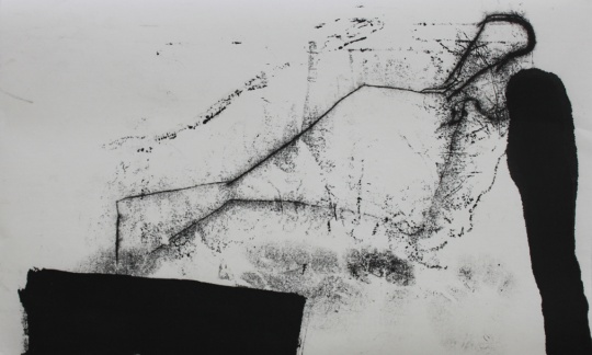 《曰》 34X45cm 水墨 2015
《曰》 34X45cm 水墨 2015