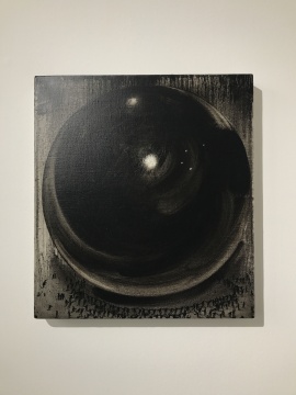 《暗物质NO.1》50×45cm 布面油画 2016
《暗物质NO.1》50×45cm 布面油画 2016
