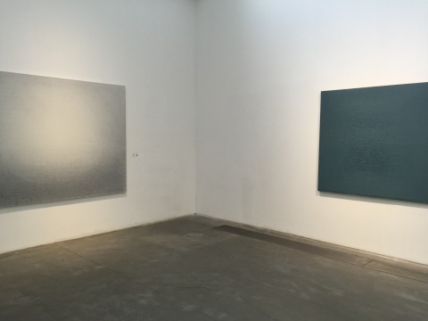 展览现场,第三站厅内杨黎明早期作品
展览现场,第三站厅内杨黎明早期作品