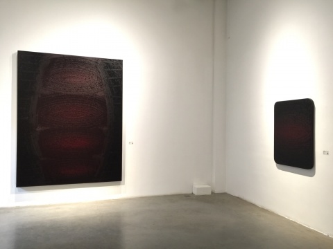 展览现场,艺术家杨黎明2016年创作的全新系列作品
展览现场,艺术家杨黎明2016年创作的全新系列作品