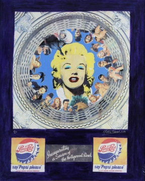Marilyn and Pepsi《梦露和百事》 材质 帆布丝网印刷 手工油彩上色
Marilyn and Pepsi《梦露和百事》 材质 帆布丝网印刷 手工油彩上色