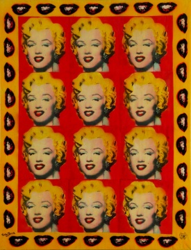 Marilyn 12 fotogramas 《梦露12帧》材质 帆布丝网印刷
Marilyn 12 fotogramas 《梦露12帧》材质 帆布丝网印刷