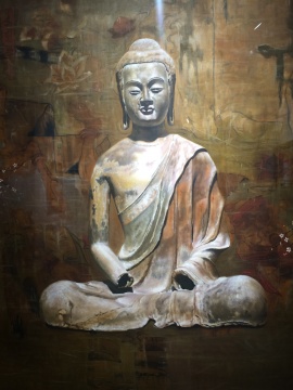 《清静无为》120×80cm 布面油画 2016
《清静无为》120×80cm 布面油画 2016