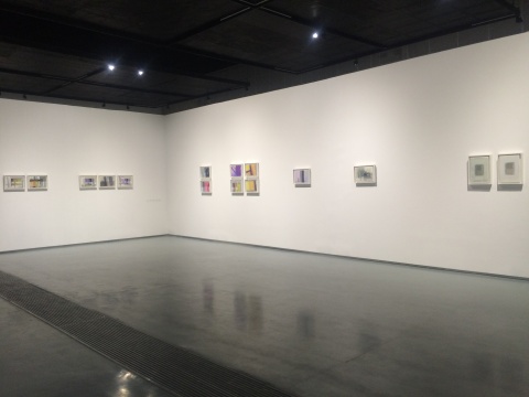 现场展出的张德建的作品手稿
现场展出的张德建的作品手稿
