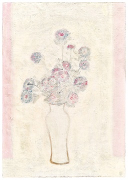 常玉 《白瓶粉红菊》 100×70.6cm 油彩画布  1931

成交价：5546万港元
