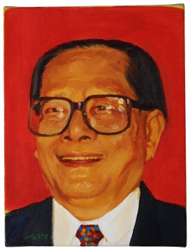 刘小东 《江泽民像》 26.5×20cm 油彩画布 1997

成交价：61.36万港元
