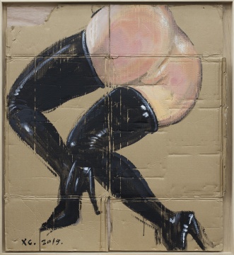《无题》110x97cm 纸本丙烯 2015
《无题》110x97cm 纸本丙烯 2015