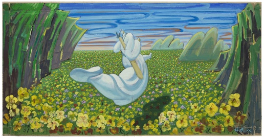 《剑客-2》109x217cm 纸本丙烯 油画 2016
《剑客-2》109x217cm 纸本丙烯 油画 2016