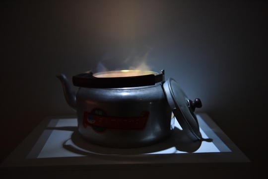 《灯的精灵》帕斯卡·弗拉芒 约30×20×20cm 装置 2017
