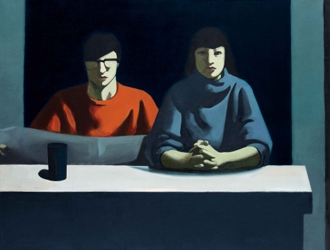 耿建翌 《灯光下的两个人》 117×154.5cm 布面油画 1985

成交价：18,580,000HKD
