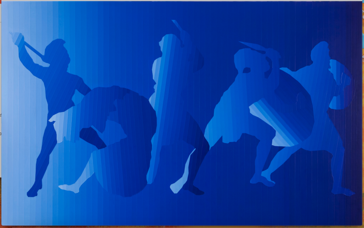 徐渠 《暴力》 200×320cm 布面丙烯 2013-2014
徐渠 《暴力》 200×320cm 布面丙烯 2013-2014